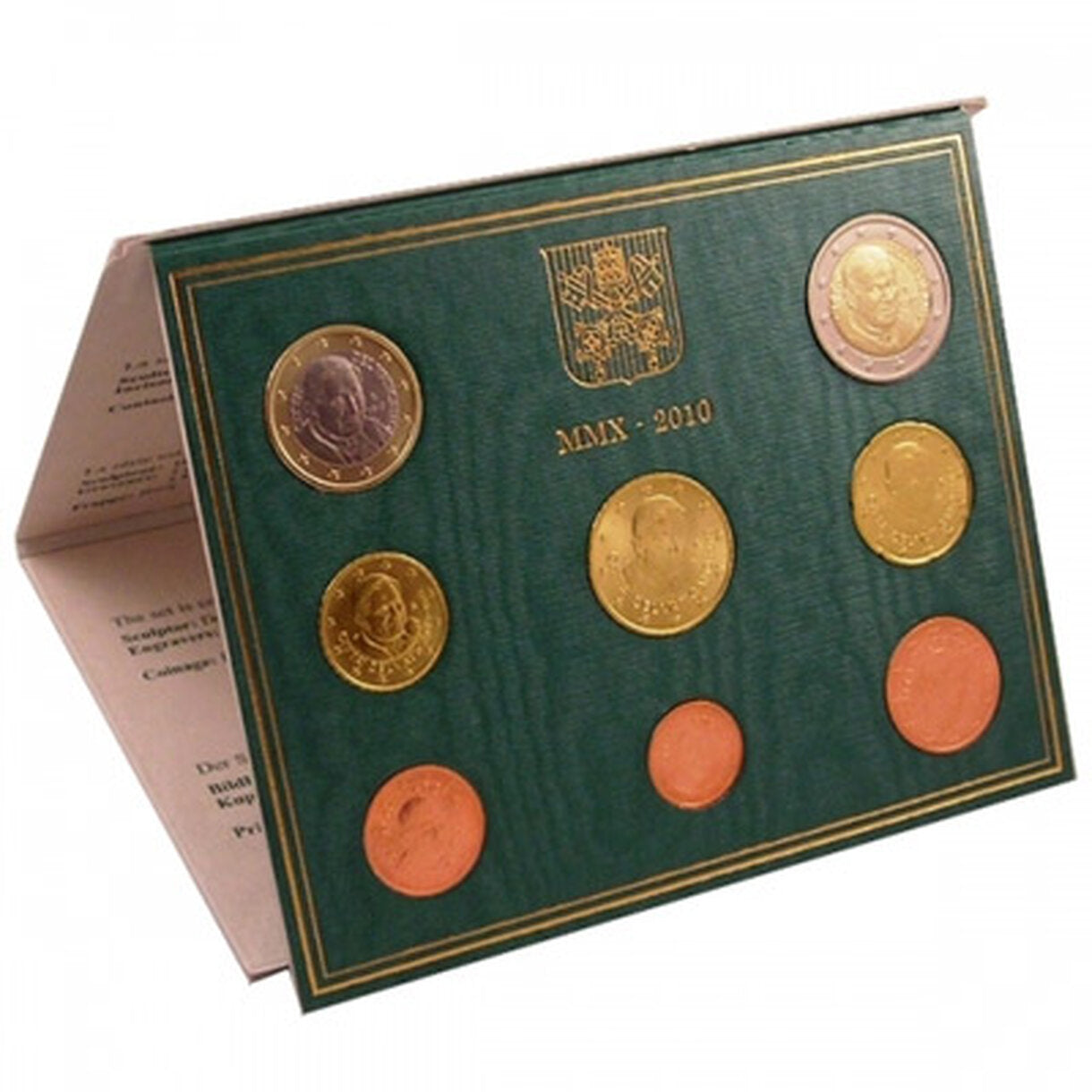 Oficiálna sada Euro mincí Vatikán 2010