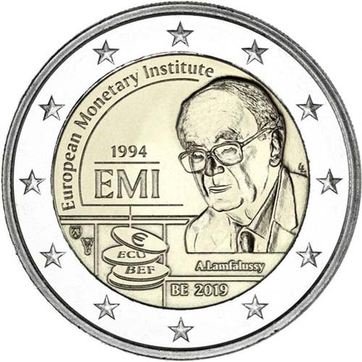 2 EURO Belgicko 2019 - EMI