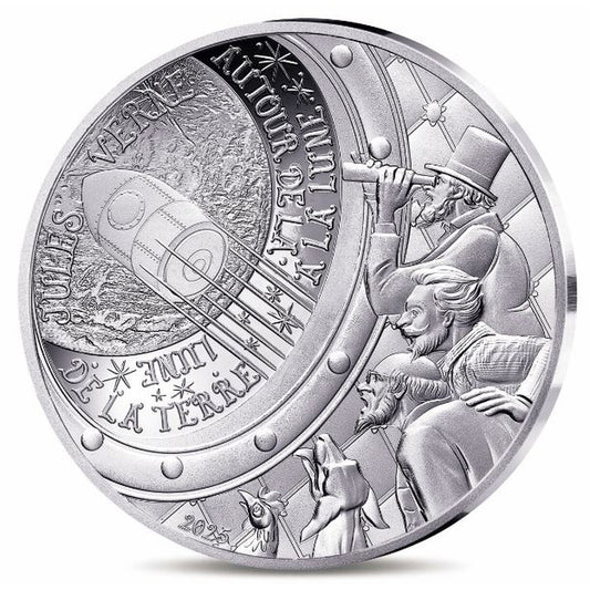 10 Euro Francúzsko 2025 - Cesta na mesiac - Proof