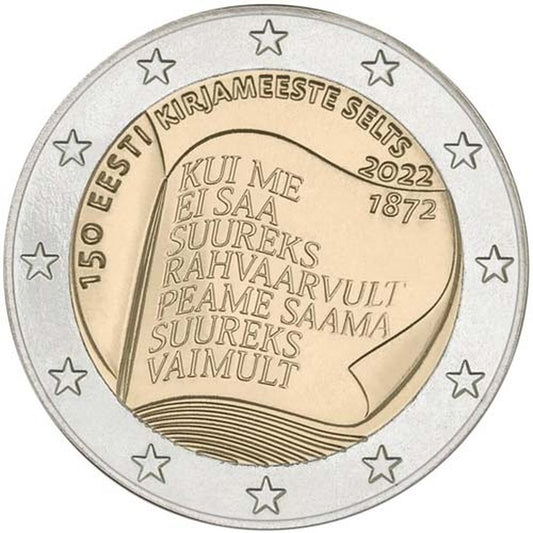 2 EURO Estónsko 2022 - Estónski literáti