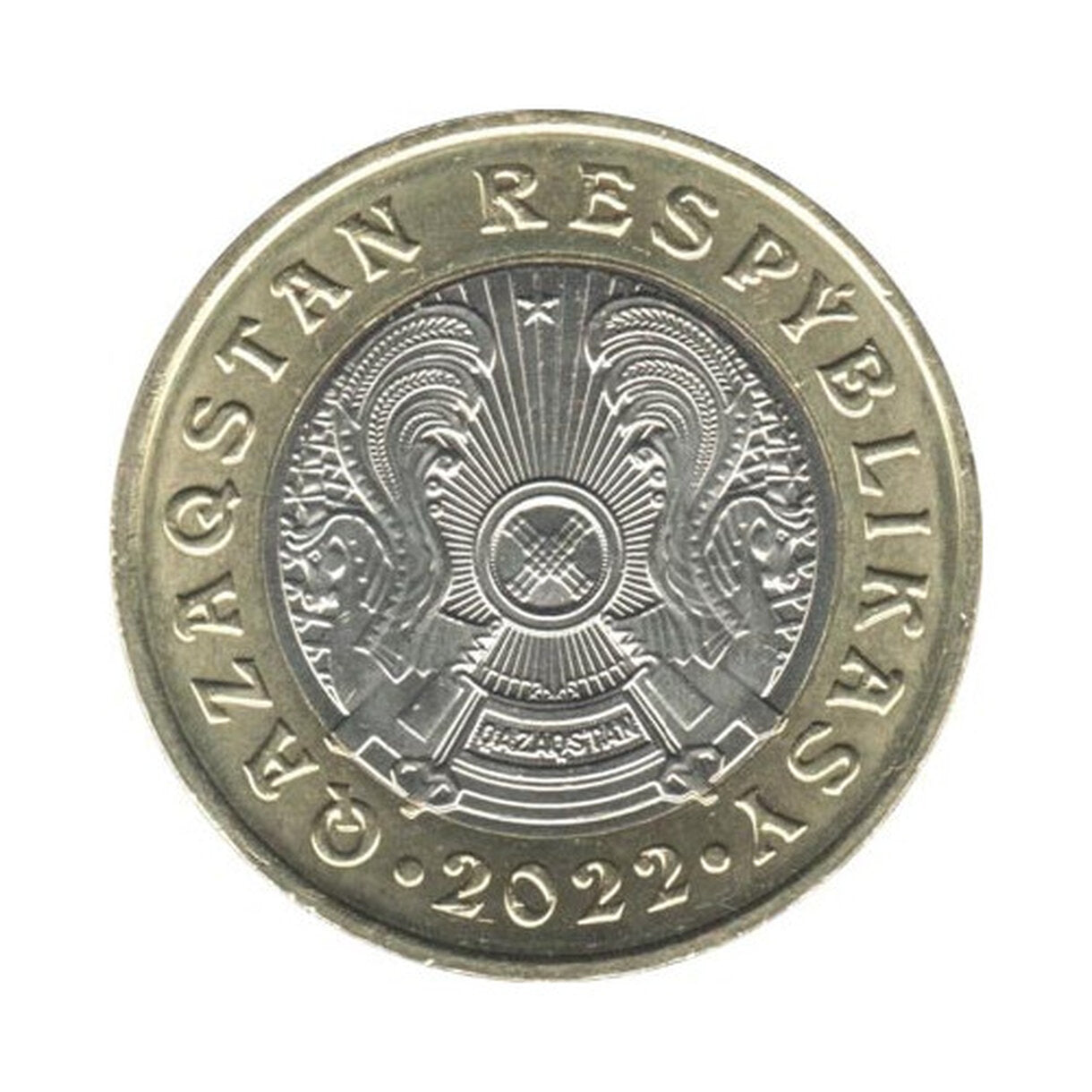 100 Tenge Kazachstan 2022 - Zlaté plakety