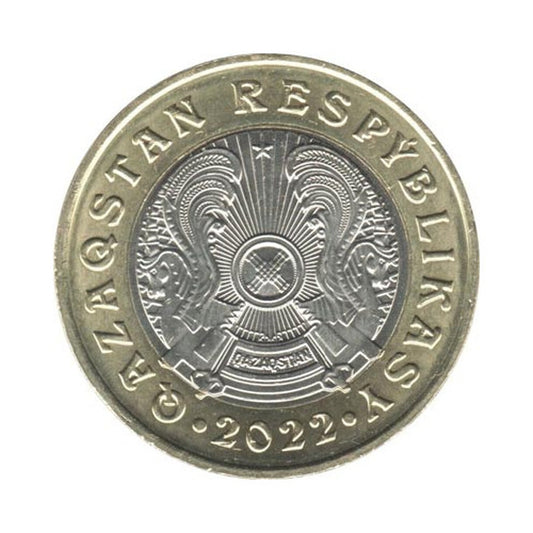 100 Tenge Kazachstan 2022 - Winged Bars