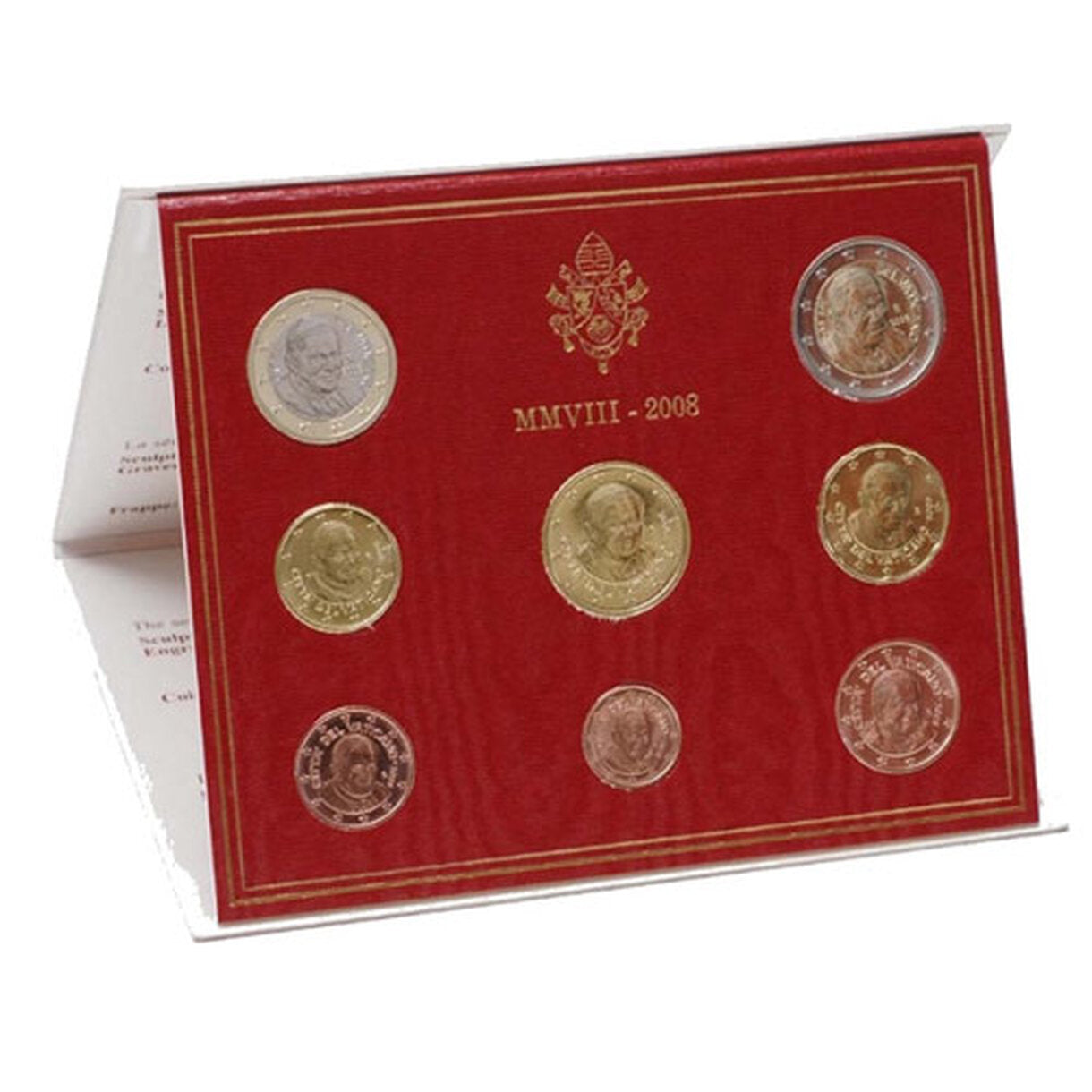Oficiálna sada Euro mincí Vatikán 2008